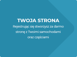 Stwórz za darmo swoją stronę z samochochodami i częściami