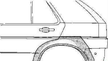 REPERATURA TYL .BŁOT. 5-D H/B LE - TOYOTA COROLLA EE90 88-92