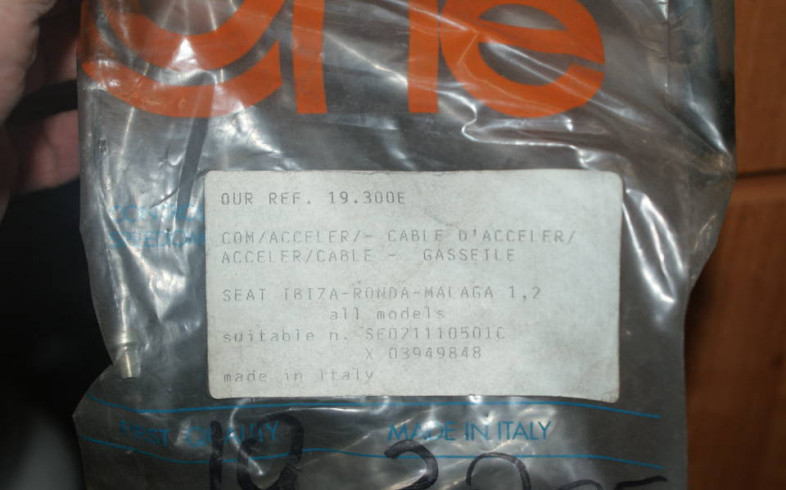LINKA GAZU SEAT IBIZA MALAGA RONDO SIL 1,2