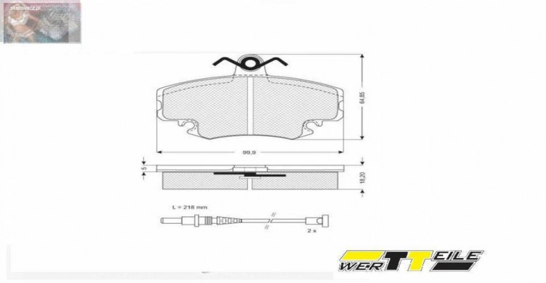 KLOCKI HAMULCOWE Przod RENAULT Clio I II 1.2 1.1 WER511 WER