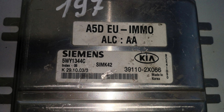 komputer ecu kia rio 5wy1344c 39110-2x066 oryginał