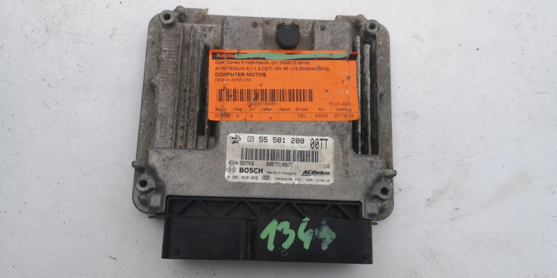 opel corsa d 1.3d 0281018022 55581288 komputer ecu