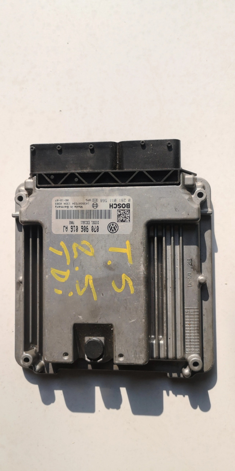 vw transporter t5 komputer ecu 070906016aj 0281011568 edec16