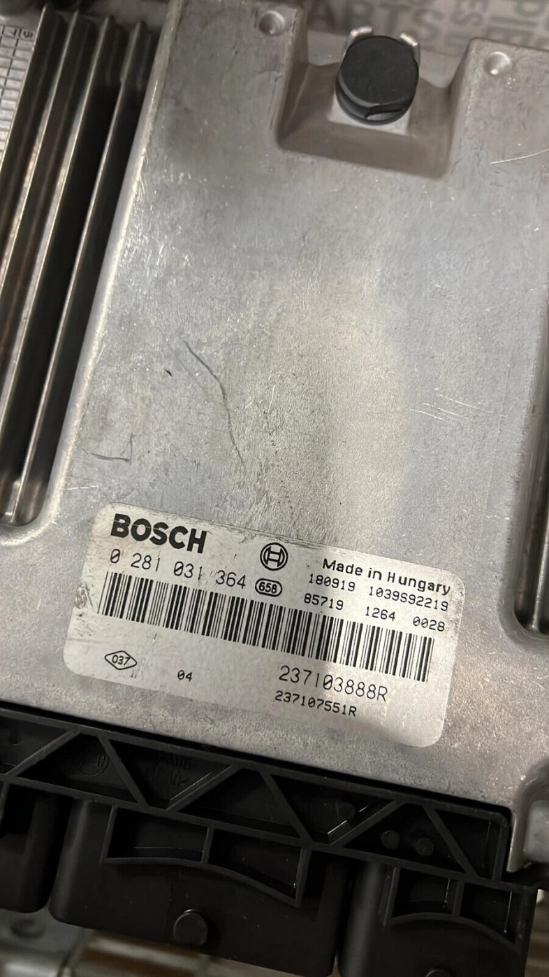 Renault Trafic 1.6dci Komputer Ecu 0281031364 237103888r 237